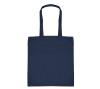 AA550 Basic Cotton Shopper Tote Bag Navy colour image
